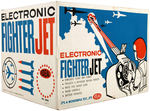 "IDEAL FIGHTER JET" LARGE BOXED BATTERY-OPERATED TOY.