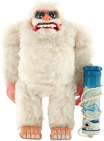 MARX "YETI - THE ABOMINABLE SNOW MAN" BOXED BATTERY-OPERATED REMOTE CONTROL TOY.