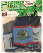 "THE GREEN HORNET 3 PAIR SOCKS" ORIGINAL STORE PACKAGE.