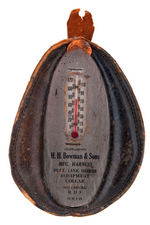 HORSE HARNESS MAKER THERMOMETER.