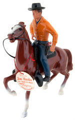 "TALES OF WELLS FARGO/JIM HARDIE" FULL SIZE HARTLAND FIGURE IN BOX.