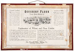 "OCCIDENT FLOUR" TIN DISPLAY SIGN.