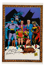 "BATMAN GOLDEN RECORDS" BOXED SET WITH NEEDLECRAFT FRAMED PICTURE.