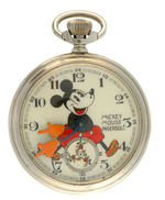 "MICKEY MOUSE INGERSOLL" FIRST ENGLISH POCKET WATCH.