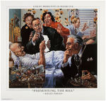 MAD MAGAZINE "PRESENTING THE BILL" SIGNED & NUMBERED KELLY FREAS LITHOGRAPH.