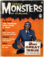 "FAMOUS MONSTERS OF FILMLAND" #2 (BRITISH EDITION).