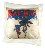 "BATMAN WITH ROBIN THE BOY WONDER" PILLOW.