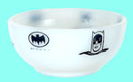 BATMAN MILK GLASS CEREAL BOWL.