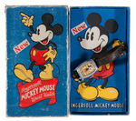 "NEW INGERSOLL MICKEY MOUSE WRIST WATCH" BOXED 1938 MODEL.