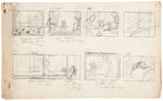 MICKEY’S GALA PREMIERE STORY BOARD IN PROGRESS ORIGINAL ART.