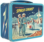 "TOM CORBETT SPACE CADET" METAL LUNCHBOX WITH THERMOS.