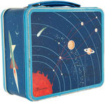 "TOM CORBETT SPACE CADET" METAL LUNCHBOX WITH THERMOS.