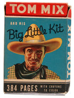 "TOM MIX AND HIS BIG LITTLE KIT" STORY/COLORING PAGES.