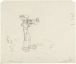 "FERDINAND THE BULL"  PRODUCTION DRAWING TRIO.