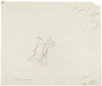 "FERDINAND THE BULL"  PRODUCTION DRAWING TRIO.