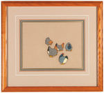 SILLY SYMPHONIES "FARMYARD SYMPHONY" FRAMED ANIMATION CEL PAIR.