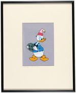 DONALD DUCK TV CARTOONS FRAMED ANIMATION CELS PAIR.