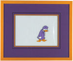 DONALD DUCK TV CARTOONS FRAMED ANIMATION CELS PAIR.