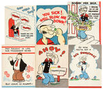 POPEYE GREETING CARD LOT.