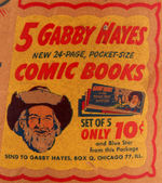 ROY ROGERS & GABBY HAYES QUAKER/MOTHER'S OATS CONTAINER LOT.