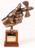 LAUGH-IN "FLYING FICKLE FINGER OF FATE" AWARD.