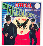 "THE GREEN HORNET RING" FLICKER/FLASHER FULL DISPLAY BOX.