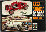 "ALFA ROMEO 8C 2300 MONZA 1931" ELABORATE BOXED 1/8 SCALE MODEL.
