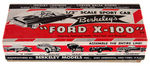 “FORD X-100” ORIGINAL  PRODUCTION ART FOR BOX WITH COMPLETE BOXED MODEL.