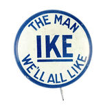 RARE IKE SLOGAN LITHO.