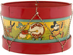 "MICKEY MOUSE" & DISNEY FRIENDS OHIO ART DRUM.