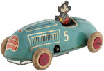 MICKEY MOUSE WIND-UP RACE CAR (COLOR VARIETY).