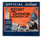 "OFFICIAL LONE RANGER SECRET OPERATOR FINGERPRINT SET."