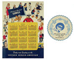 "AMERICA'S GREATEST COMICS/CHICAGO HERALD-AMERICAN" PROMOTIONAL CALENDAR.