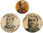 BOER WAR 1898 PERSONALITIES ENDORSING TOBACCO PRODUCTS, CPB EXAMPLES.