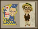 HAROLD LLOYD PAPER PAIR.