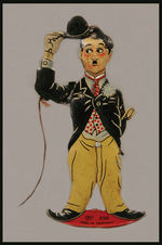 CHARLIE CHAPLIN TIN LITHO MECHANICAL TOY.