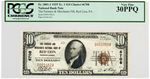 FR. 1801-1 1929 TY. 1 $10 NATIONAL NOTE FARMERS & MERCHANTS NB RED LION PA PCGS VERY FINE 30PPQ.