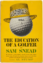 SAM SNEAD SIGNED "THE EDUCATION OF A GOLFER" BOOK.