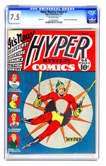 HYPER MYSTERY COMICS #1 MAY 1940 CGC 7.5 OFF-WHITE PAGES.