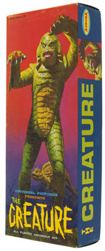 "THE CREATURE" FROM THE BLACK LAGOON BOXED AURORA MODEL KIT (CANADIAN).