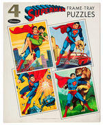 "SUPERMAN" FRAME TRAY PUZZLES BOXED SET.