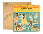 "SNOW WHITE AND THE SEVEN DWARFS CUT-OUT BOOK" OFFERED AS LITTLE ORPHAN ANNIE PREMIUM.