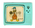 "WALT DISNEY/CHEERIOS" PREMIUM FLICKER/FLASHER SET PLUS PENCIL SHARPENER.