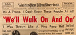 1956 "WASHINGTON AFRO-AMERICAN" NEWPAPER WITH COVER STORY ABOUT MONTGOMERY BUS BOYCOTT.