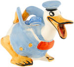 DONALD DUCK FIGURAL ENGLISH WADEHEATH CREAMER.