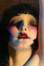 ROLF ARMSTRONG "THE ENCHANTRESS" STUNNING ORIGINAL PIN-UP PAINTING.