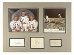 APOLLO 11/NEIL ARMSTRONG/BUZZ ALDRIN/MICHAEL COLLINS INKED SIGNATURES.