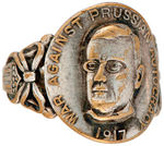 WILSON PORTRAIT RING “1917 WAR AGAINST PRUSSIAN AUTOCRACY.”