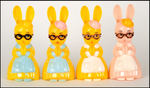 EASTER PLASTIC BUNNY/RABBITS.