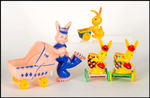 EASTER PLASTIC BUNNY/RABBITS.